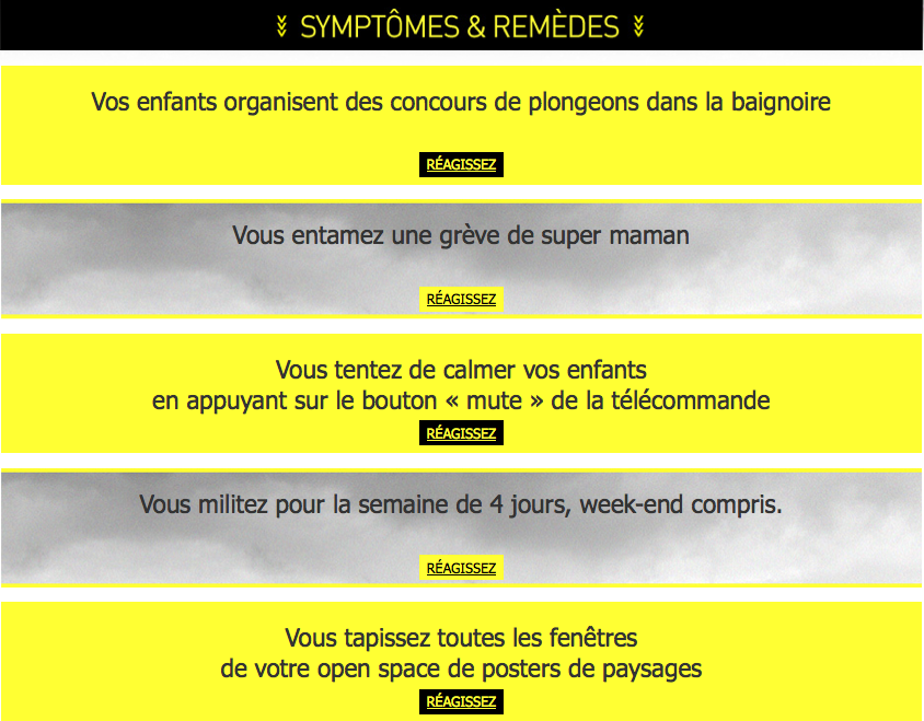 Comedie - Pierre et Vacances symptomes et remedes